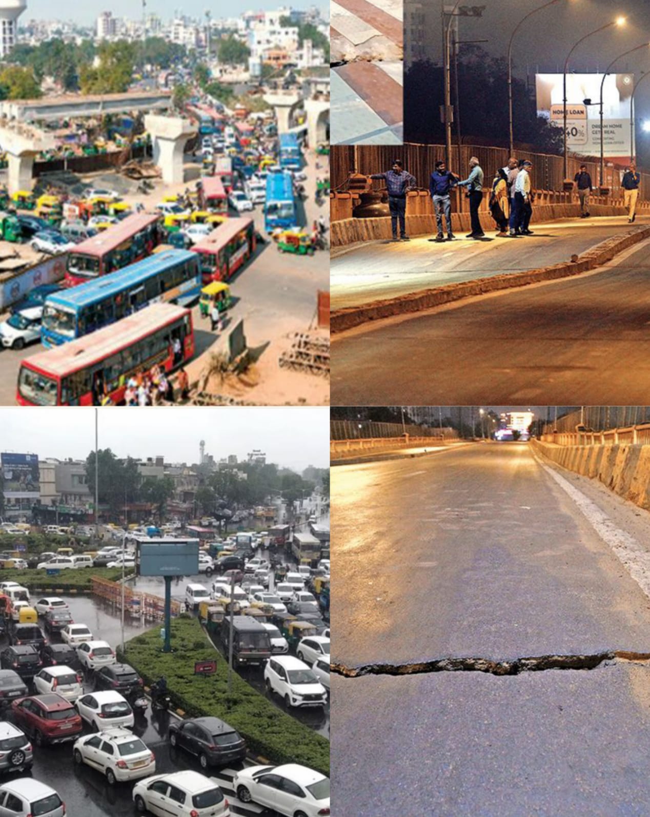Subhash Bridge broken — Ahmedabad stuck in traffic | Soche India